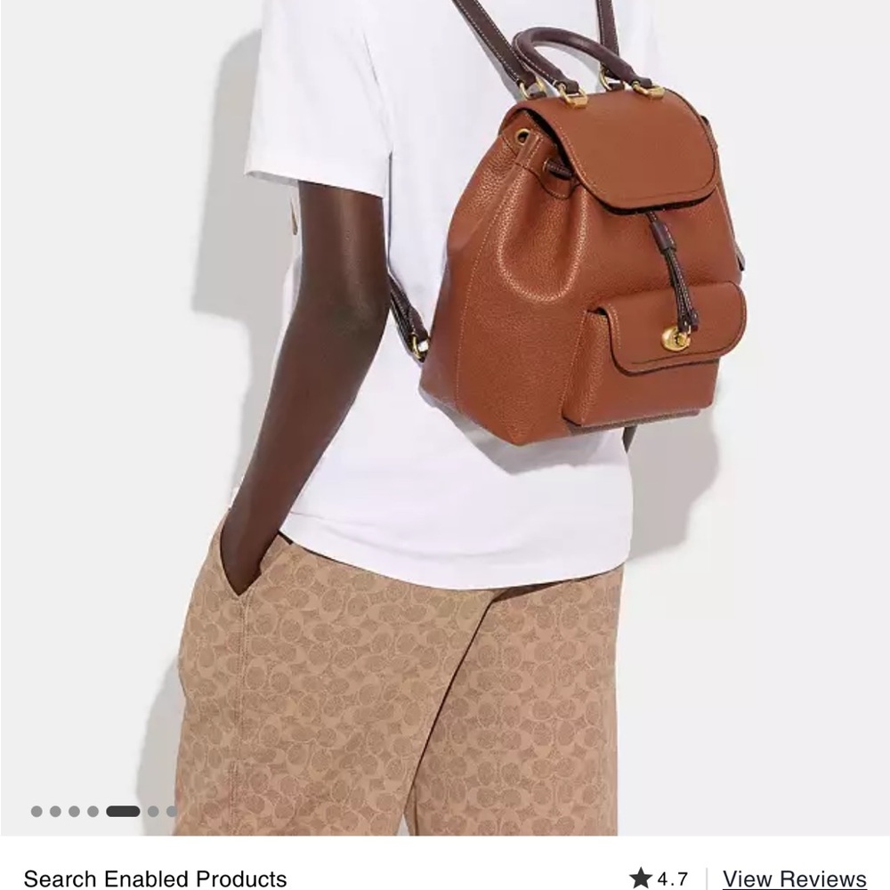 NWT Coach Ryia Colorblock Backpack - Picture 7 of 16